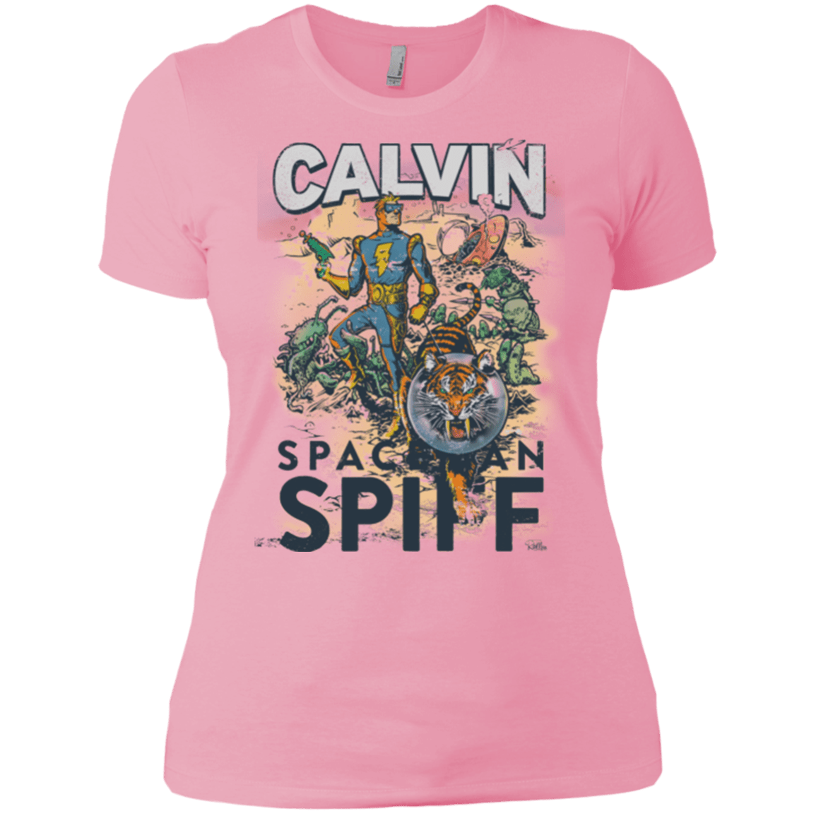 T-Shirts Light Pink / X-Small Spaceman Spiff Women's Premium T-Shirt