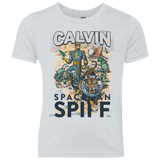 T-Shirts Heather White / YXS Spaceman Spiff Youth Triblend T-Shirt