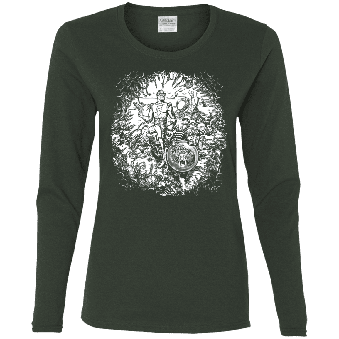 T-Shirts Forest / S Spaceman Women's Long Sleeve T-Shirt