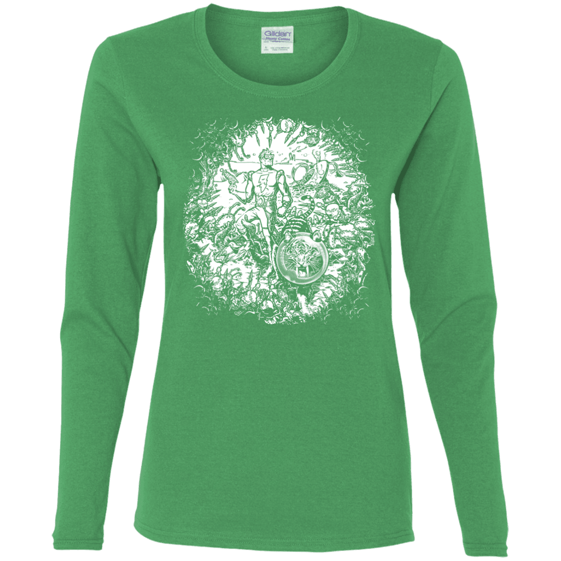 T-Shirts Irish Green / S Spaceman Women's Long Sleeve T-Shirt