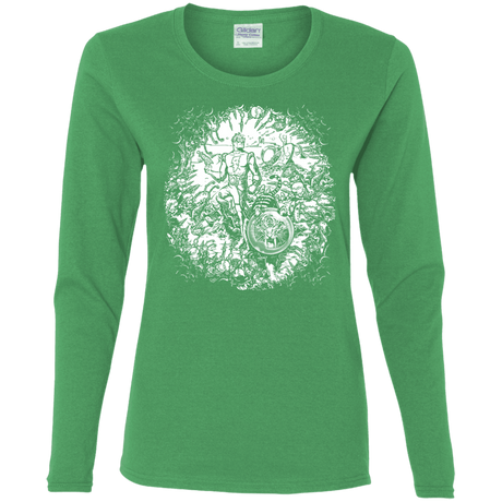 T-Shirts Irish Green / S Spaceman Women's Long Sleeve T-Shirt