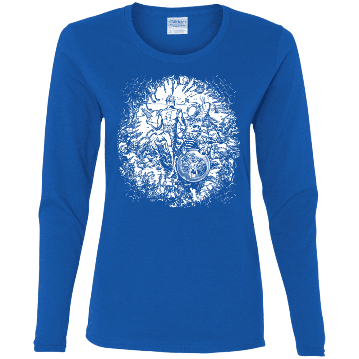 T-Shirts Royal / S Spaceman Women's Long Sleeve T-Shirt