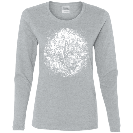 T-Shirts Sport Grey / S Spaceman Women's Long Sleeve T-Shirt