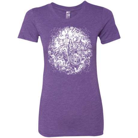 T-Shirts Purple Rush / S Spaceman Women's Triblend T-Shirt