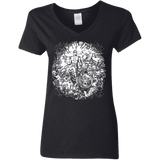 T-Shirts Black / S Spaceman Women's V-Neck T-Shirt