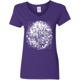 T-Shirts Purple / S Spaceman Women's V-Neck T-Shirt