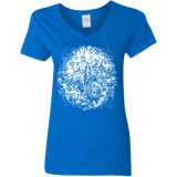 T-Shirts Royal / S Spaceman Women's V-Neck T-Shirt