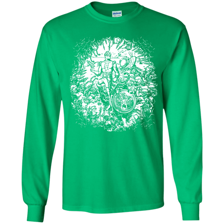 T-Shirts Irish Green / YS Spaceman Youth Long Sleeve T-Shirt