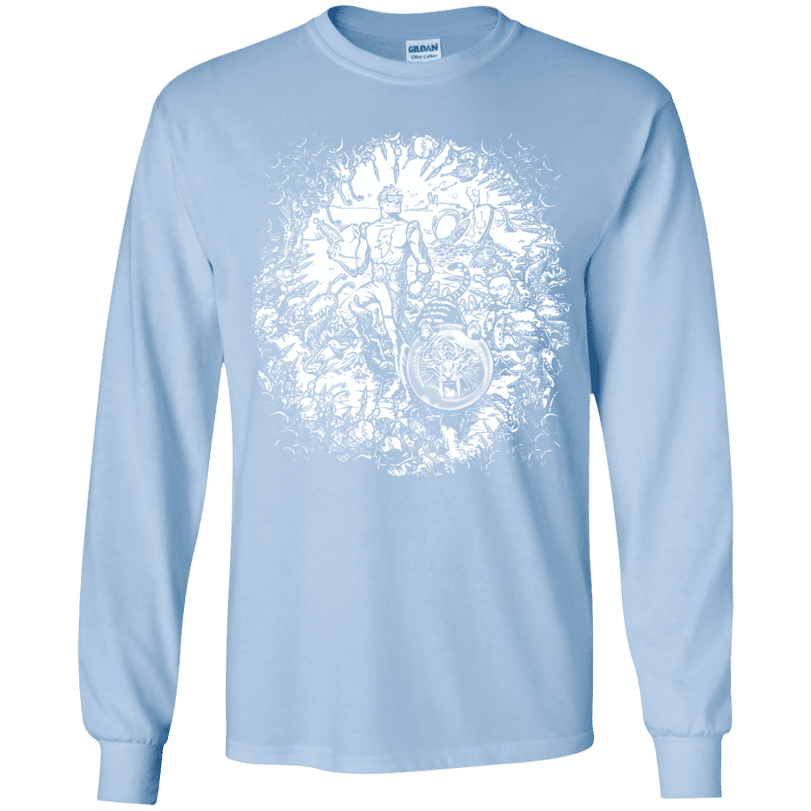 T-Shirts Light Blue / YS Spaceman Youth Long Sleeve T-Shirt