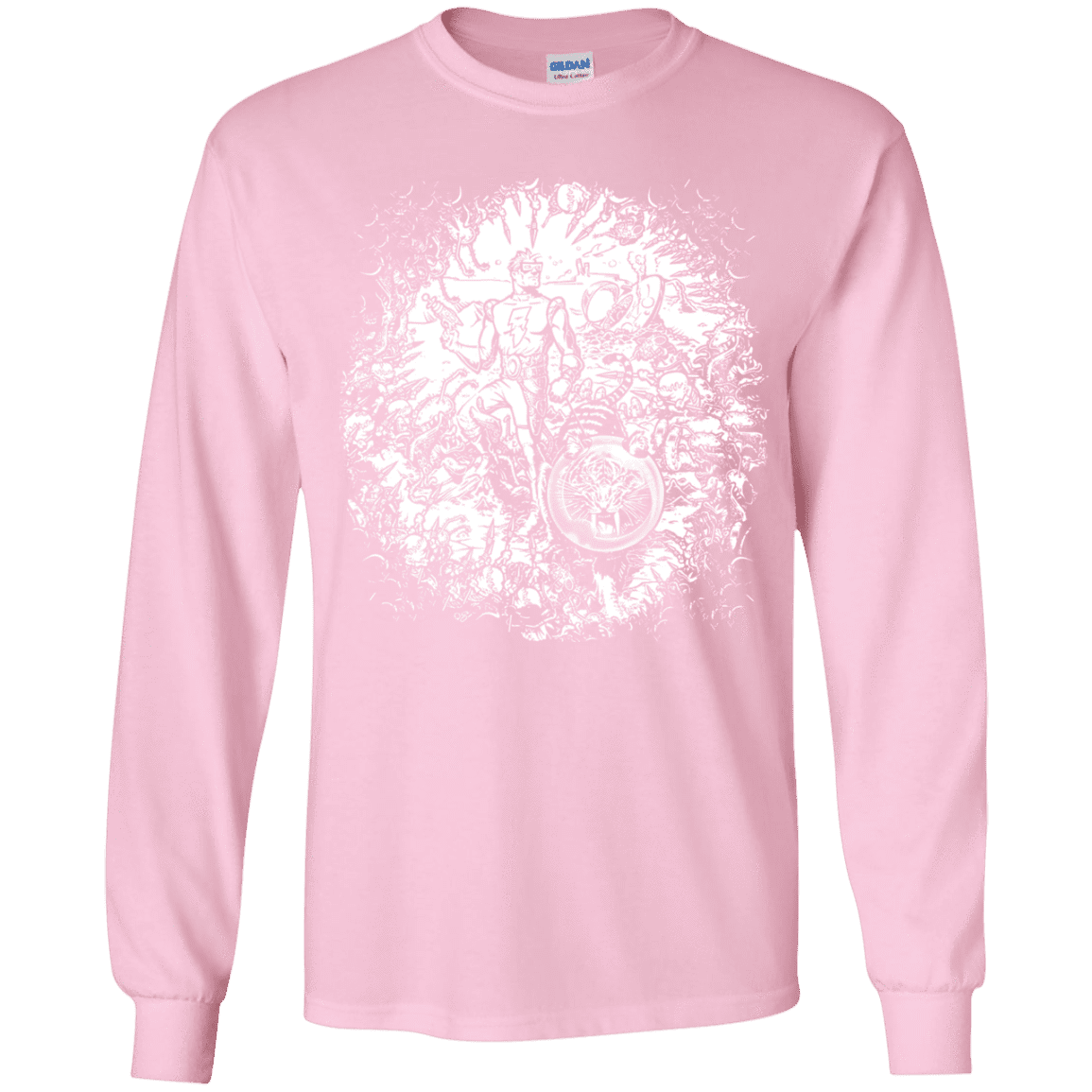 T-Shirts Light Pink / YS Spaceman Youth Long Sleeve T-Shirt