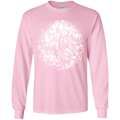 T-Shirts Light Pink / YS Spaceman Youth Long Sleeve T-Shirt