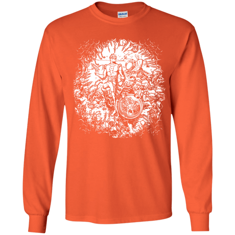 T-Shirts Orange / YS Spaceman Youth Long Sleeve T-Shirt