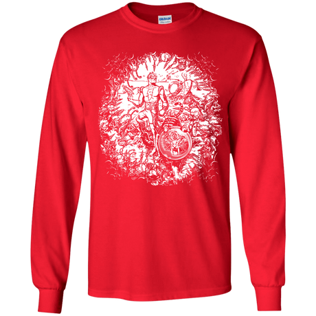 T-Shirts Red / YS Spaceman Youth Long Sleeve T-Shirt
