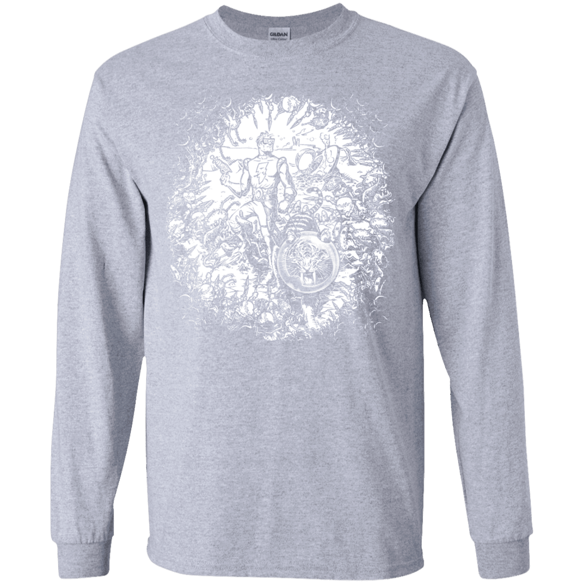 T-Shirts Sport Grey / YS Spaceman Youth Long Sleeve T-Shirt
