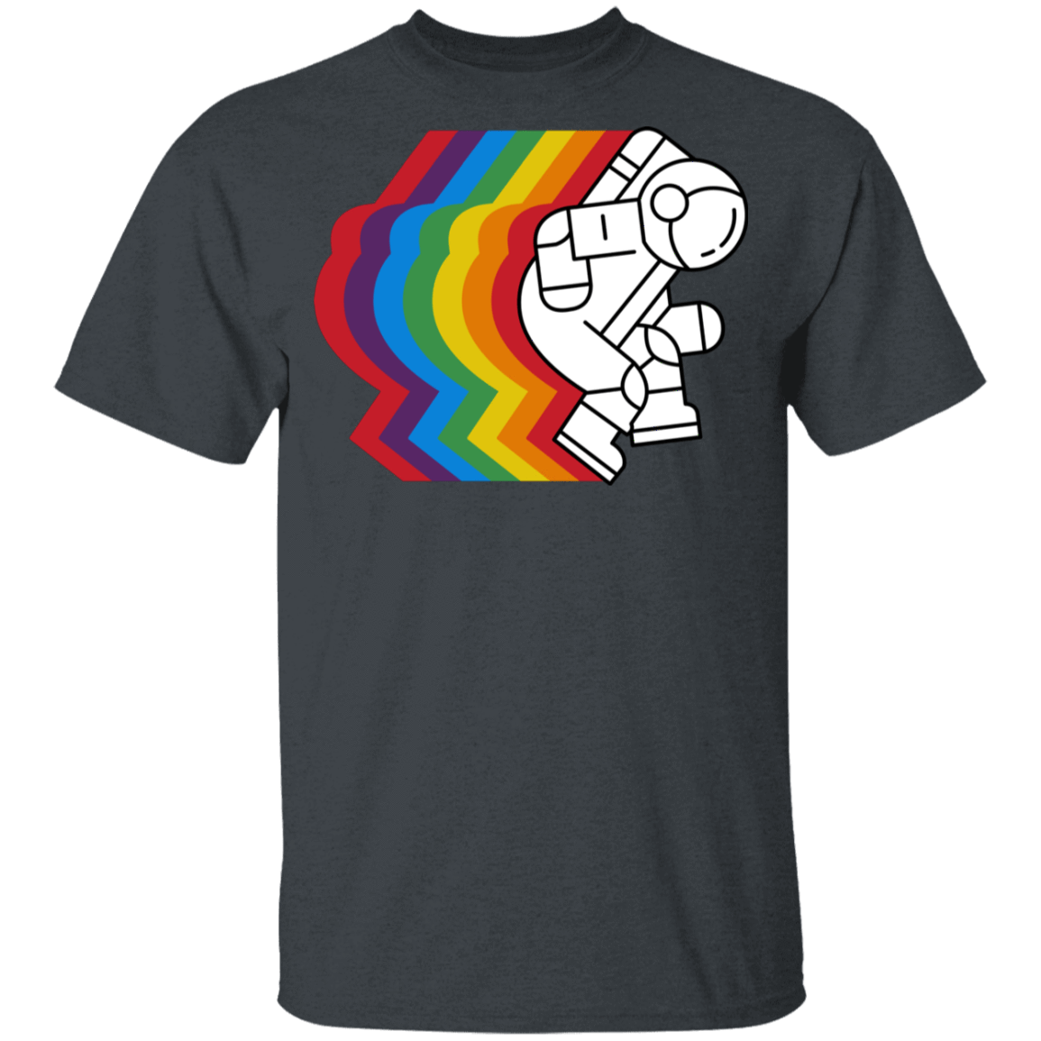 T-Shirts Dark Heather / YXS Spaceman Youth T-Shirt