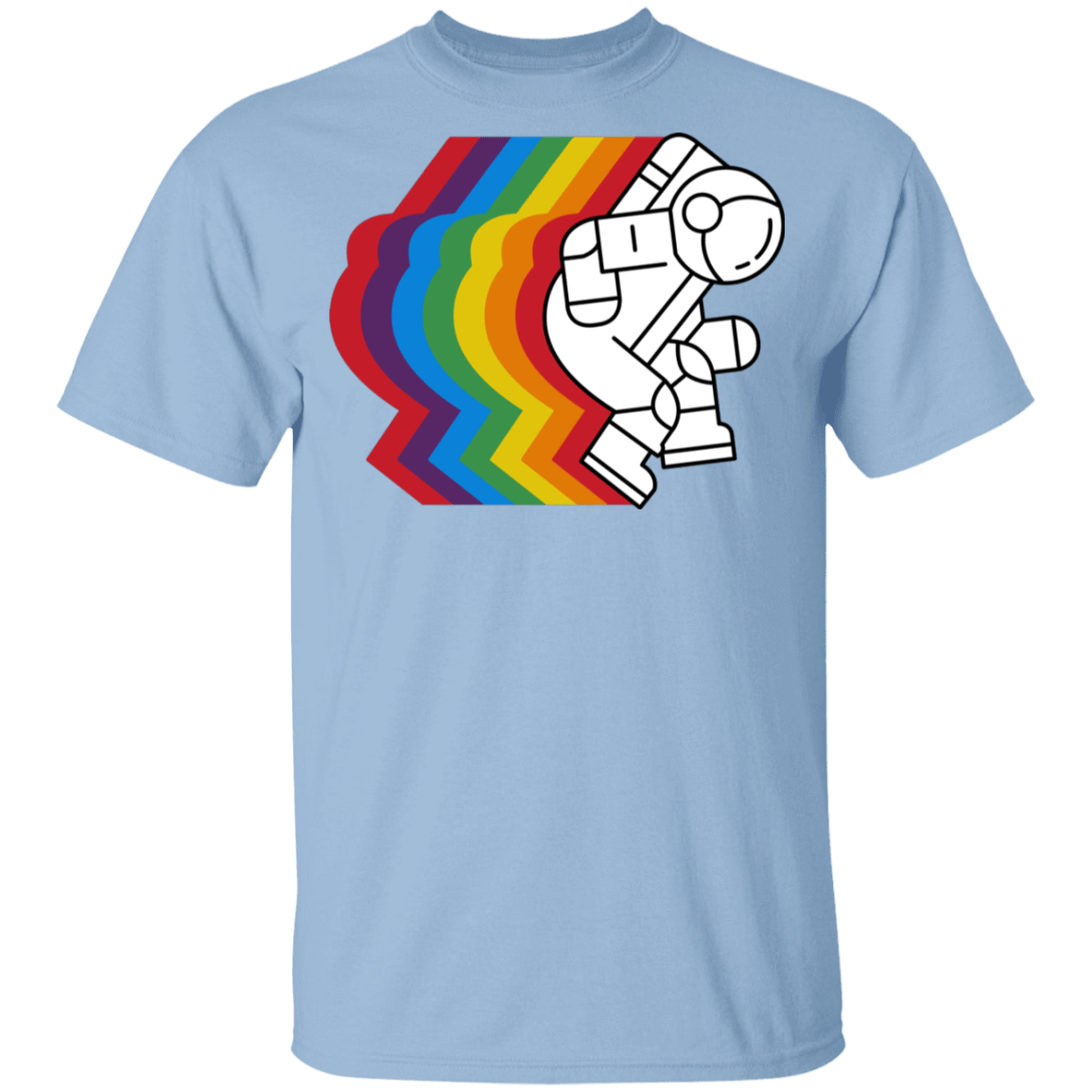 T-Shirts Light Blue / YXS Spaceman Youth T-Shirt