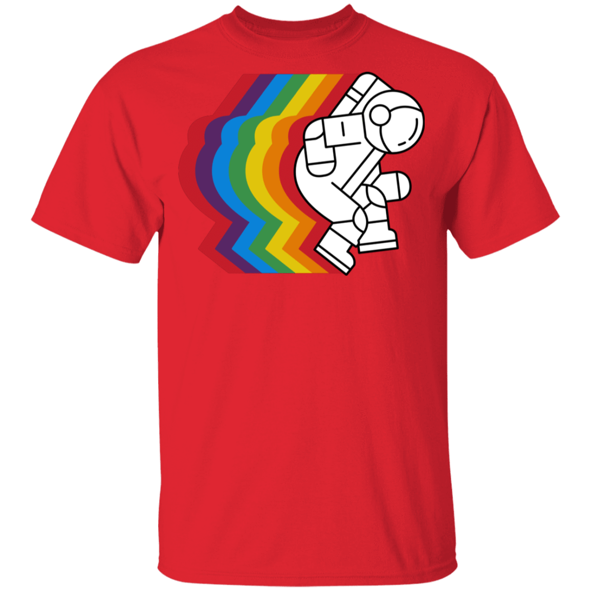 T-Shirts Red / YXS Spaceman Youth T-Shirt