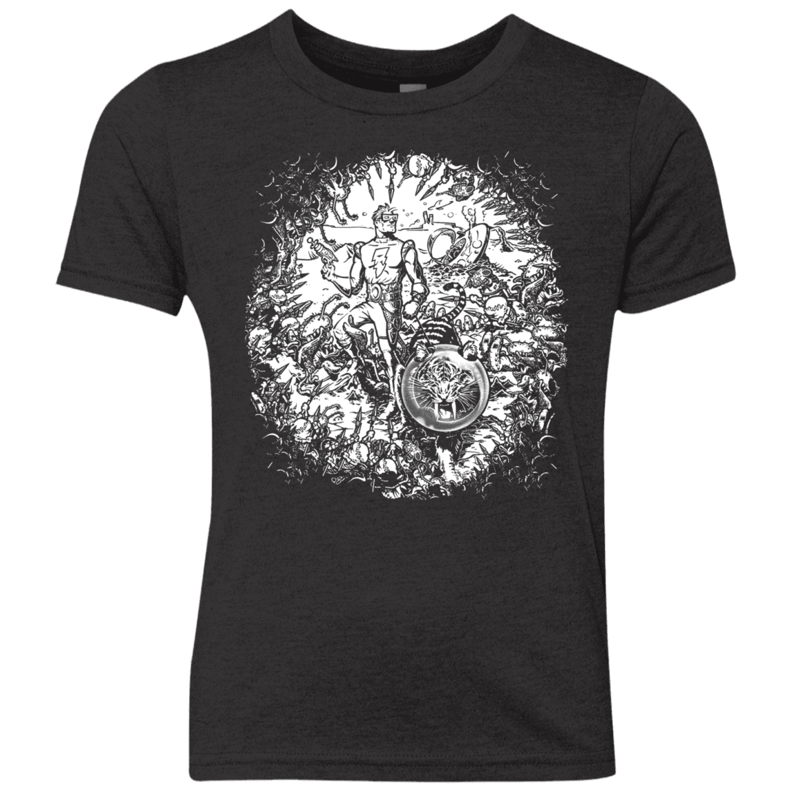 T-Shirts Vintage Black / YXS Spaceman Youth Triblend T-Shirt