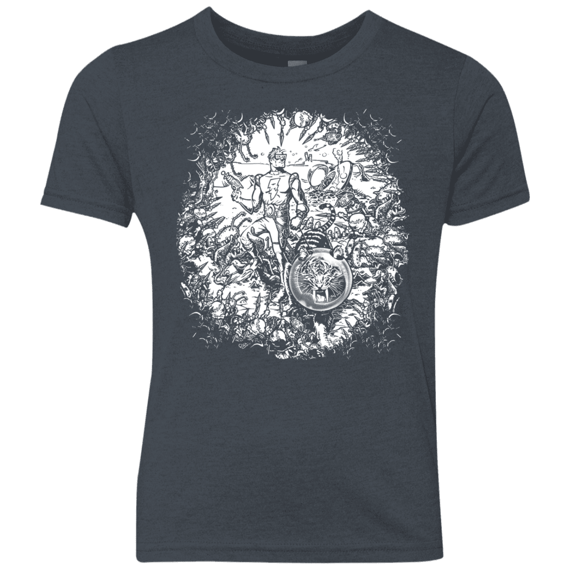 T-Shirts Vintage Navy / YXS Spaceman Youth Triblend T-Shirt