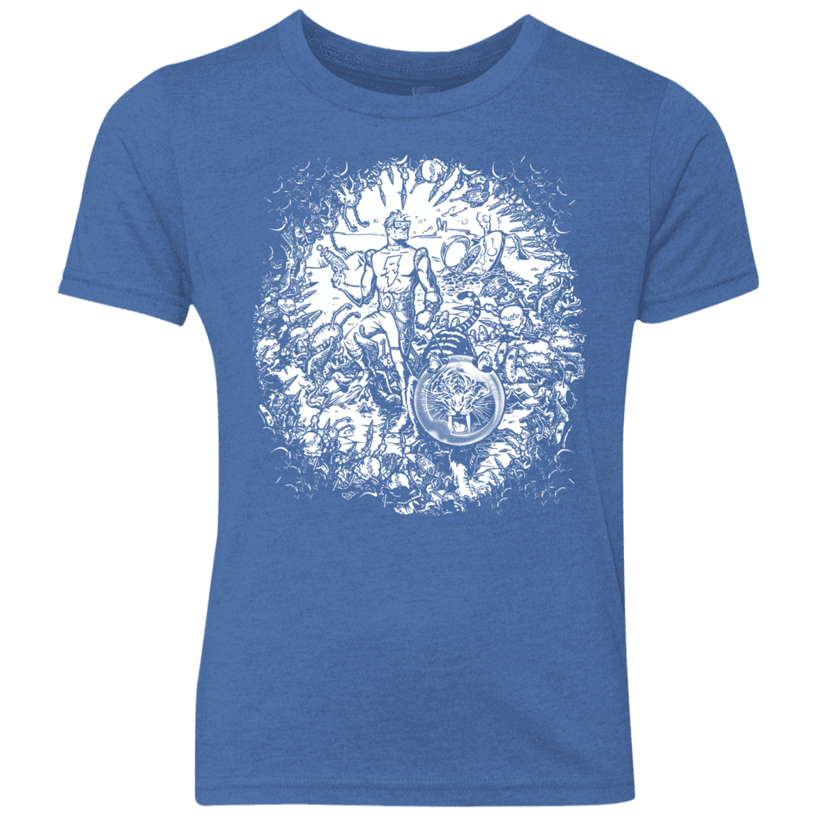 T-Shirts Vintage Royal / YXS Spaceman Youth Triblend T-Shirt