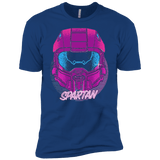 T-Shirts Royal / YXS Spartan Helmet 80's Boys Premium T-Shirt