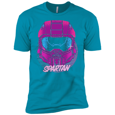 T-Shirts Turquoise / YXS Spartan Helmet 80's Boys Premium T-Shirt