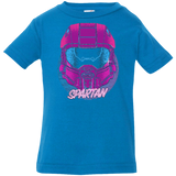 T-Shirts Cobalt / 6 Months Spartan Helmet 80's Infant PremiumT-Shirt