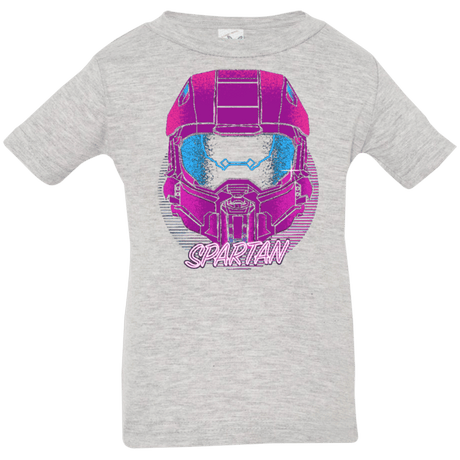 T-Shirts Heather / 6 Months Spartan Helmet 80's Infant PremiumT-Shirt