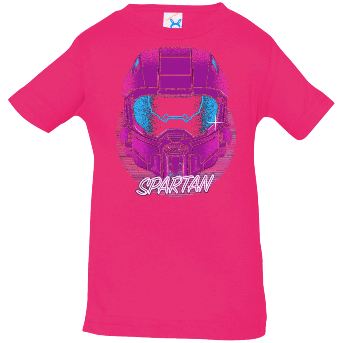 T-Shirts Hot Pink / 6 Months Spartan Helmet 80's Infant PremiumT-Shirt