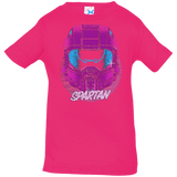T-Shirts Hot Pink / 6 Months Spartan Helmet 80's Infant PremiumT-Shirt