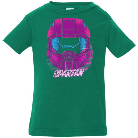 T-Shirts Kelly / 6 Months Spartan Helmet 80's Infant PremiumT-Shirt