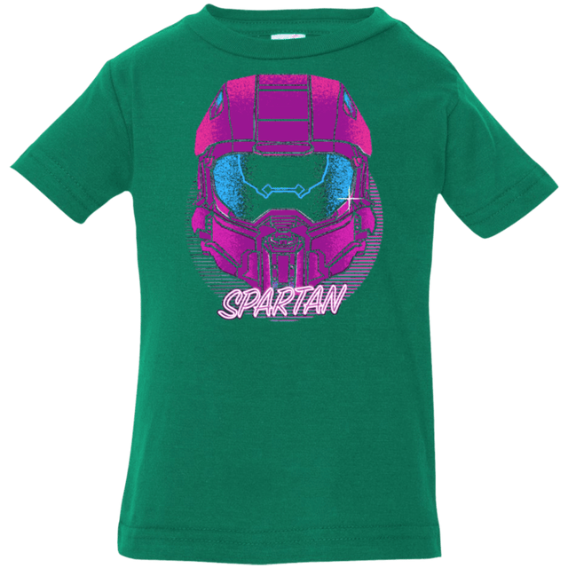 T-Shirts Kelly / 6 Months Spartan Helmet 80's Infant PremiumT-Shirt