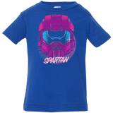 T-Shirts Royal / 6 Months Spartan Helmet 80's Infant PremiumT-Shirt