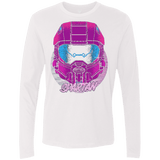 T-Shirts White / Small Spartan Helmet 80's Men's Premium Long Sleeve