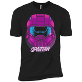 T-Shirts Black / X-Small Spartan Helmet 80's Men's Premium T-Shirt