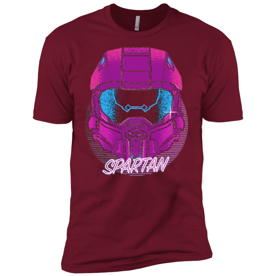 T-Shirts Cardinal / X-Small Spartan Helmet 80's Men's Premium T-Shirt