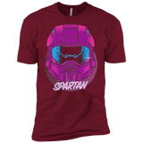 T-Shirts Cardinal / X-Small Spartan Helmet 80's Men's Premium T-Shirt