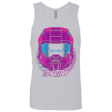 T-Shirts Heather Grey / Small Spartan Helmet 80's Men's Premium Tank Top