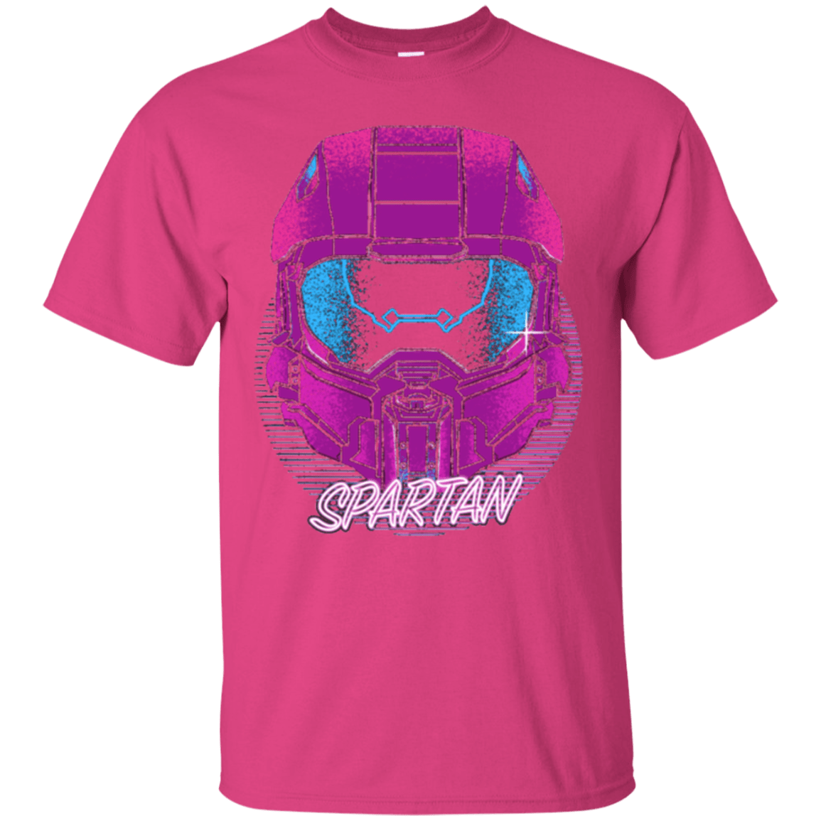 T-Shirts Heliconia / Small Spartan Helmet 80's T-Shirt