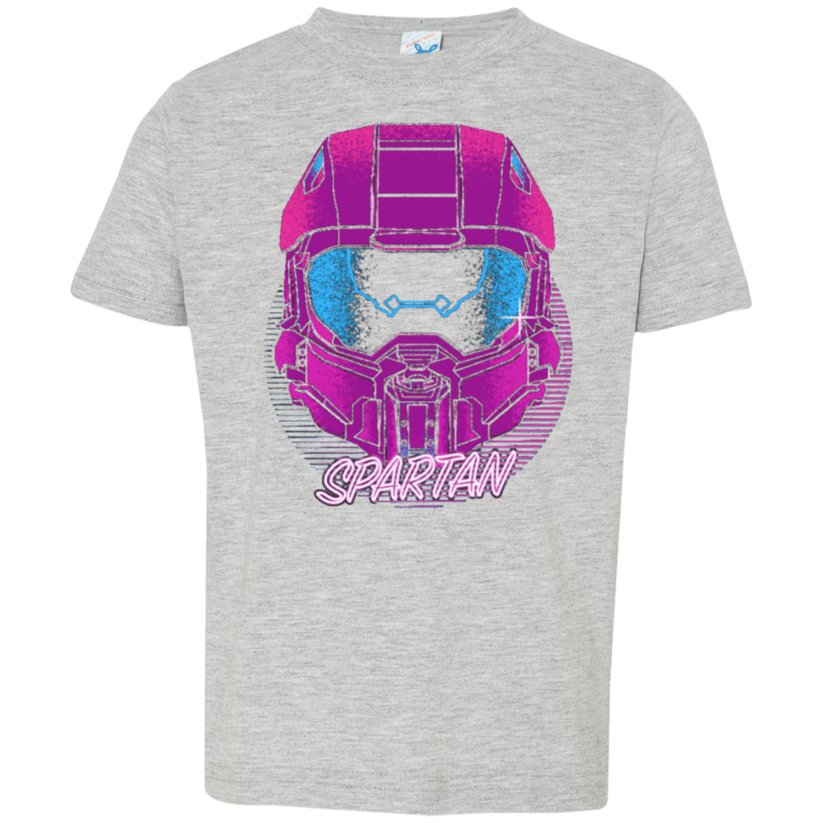 T-Shirts Heather / 2T Spartan Helmet 80's Toddler Premium T-Shirt