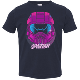 T-Shirts Navy / 2T Spartan Helmet 80's Toddler Premium T-Shirt