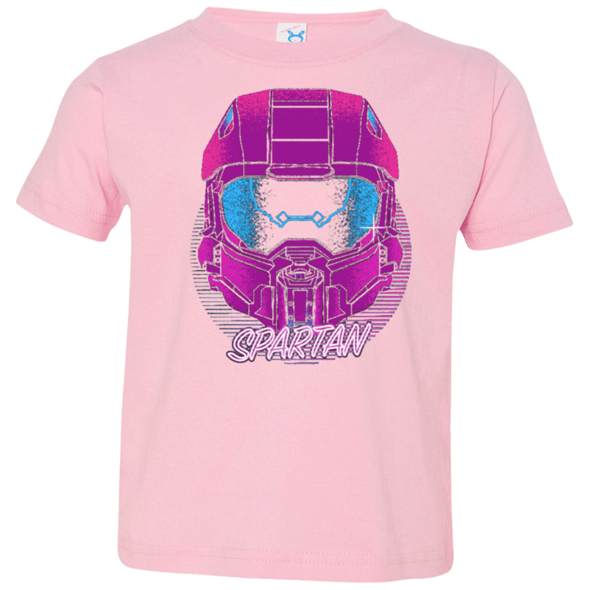 T-Shirts Pink / 2T Spartan Helmet 80's Toddler Premium T-Shirt