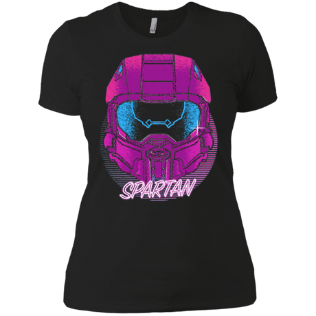 T-Shirts Black / X-Small Spartan Helmet 80's Women's Premium T-Shirt