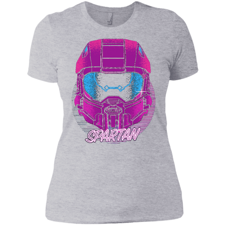 T-Shirts Heather Grey / X-Small Spartan Helmet 80's Women's Premium T-Shirt