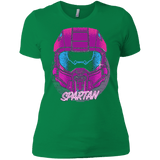 T-Shirts Kelly Green / X-Small Spartan Helmet 80's Women's Premium T-Shirt