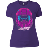 T-Shirts Purple / X-Small Spartan Helmet 80's Women's Premium T-Shirt