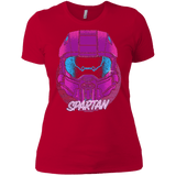 T-Shirts Red / X-Small Spartan Helmet 80's Women's Premium T-Shirt