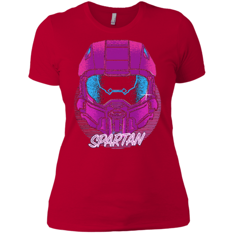 T-Shirts Red / X-Small Spartan Helmet 80's Women's Premium T-Shirt