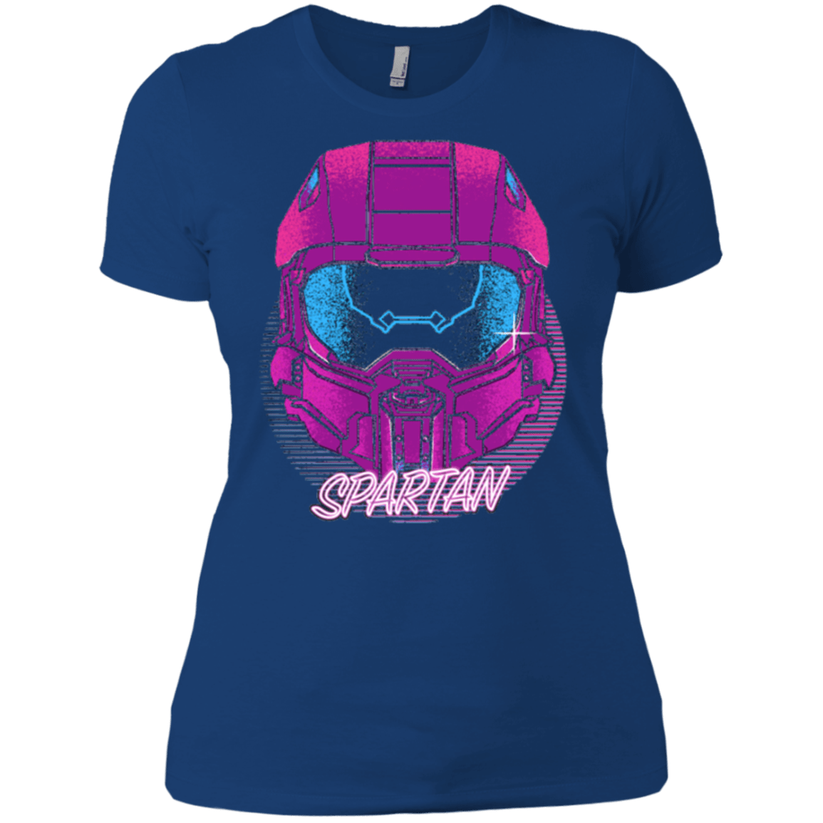 T-Shirts Royal / X-Small Spartan Helmet 80's Women's Premium T-Shirt
