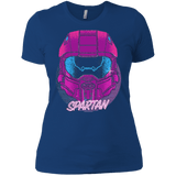 T-Shirts Royal / X-Small Spartan Helmet 80's Women's Premium T-Shirt